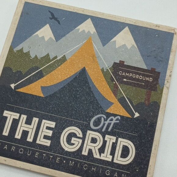 "Off the Grid" Coaster - Picture 3 of 3